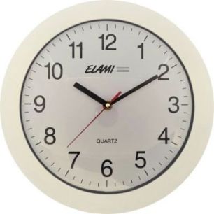 Achetez Horloge classique diamètre 30cm blanc 900276 ELAMI pas cher sur Ma Rentrée Scolaire