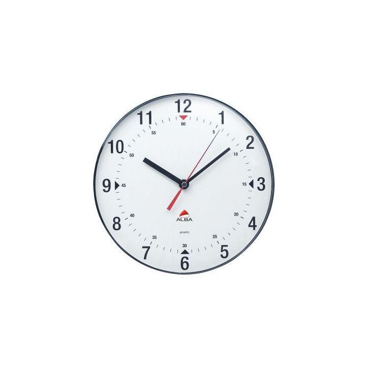 Horloge murale ronde diamètre 25cm HORCLAS ALBA