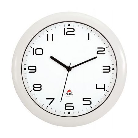 Achetez Horloge silencieuse diamètre 30cm blanche HORNEW BC ALBA pas cher sur Ma Rentrée Scolaire