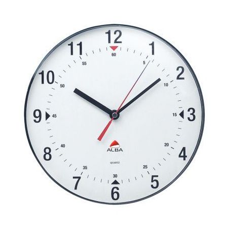 Achetez Horloge murale ronde diamètre 25cm HORCLAS ALBA pas cher sur Ma Rentrée Scolaire