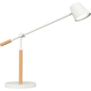 Achetez Lampe LED Vicky bois et blanc 400110084 UNILUX pas cher sur Ma Rentrée Scolaire