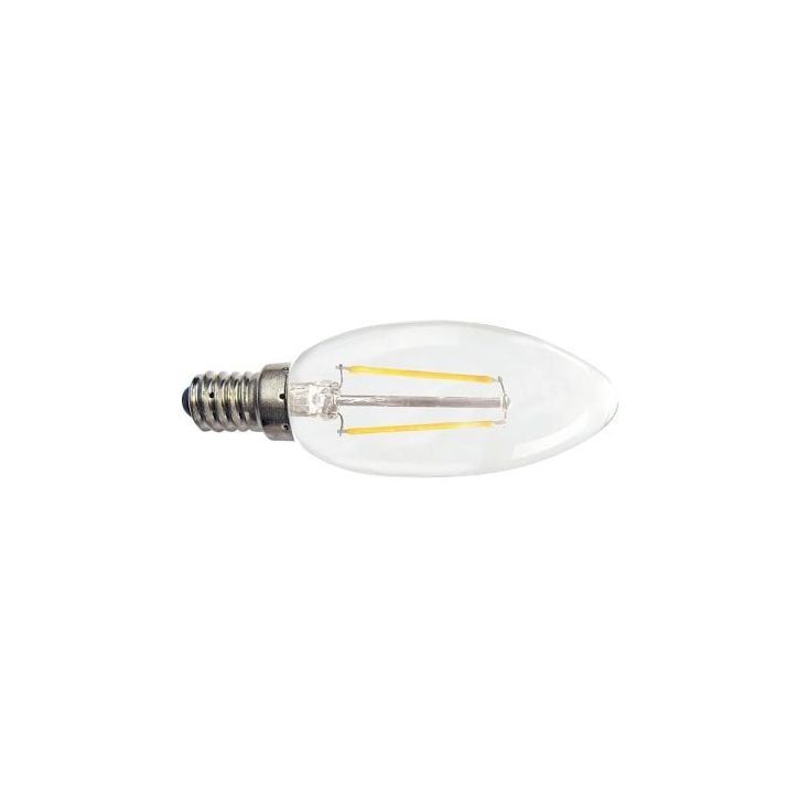 Ampoule LED flamme lisse E14 2W 180657