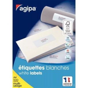 Achetez Boîte de 3 300 étiquettes multi-usages 70x25mm 119007 AGIPA pas cher sur Ma Rentrée Scola..