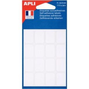 Achetez Pochette de 112 étiquettes blanc 22x16mm 111907 AGIPA pas cher sur Ma Rentrée Scolaire
