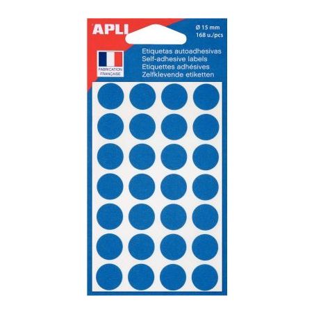 Achetez Etui de 168 pastilles de couleur diamètre 15mm bleu 111842 AGIPA pas cher sur Ma Rentrée S..