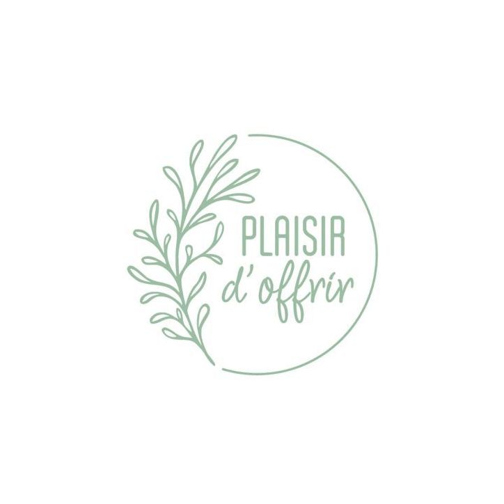 Rouleau de 500 étiquettes célébrations "Plaisir d'offrir" Ø35mm vert sur fond blanc IROFFRIR500N AVERY