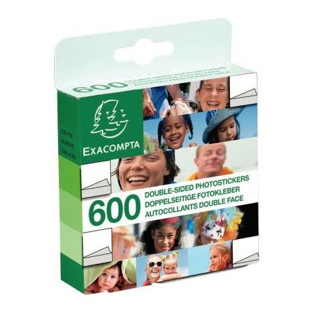 Achetez Paquet de 600 autocollants double face 12991E EXACOMPTA pas cher sur Ma Rentrée Scolaire