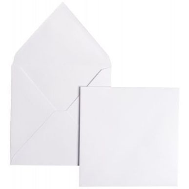 Achetez Paquet de 20 enveloppes Pollen Clairefontaine format 165 x 165mm 120g blanc 5433C POLLEN CLA..
