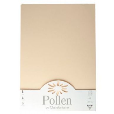 Achetez Paquet de 50 feuilles Pollen 210x297mm 160g ivoire 14204C POLLEN CLAIREFONTAINE pas cher sur..