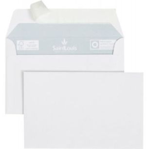 Achetez Paquet de 25 enveloppes blanches 90x140mm 100g pour cartes de visite 6652 GPV pas cher sur M..
