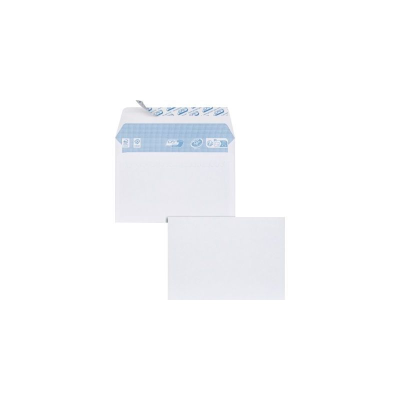 Achetez Paquet de 100 enveloppes blanches 114x162mm 80g bande siliconée 6621 GPV pas cher sur Ma Re..