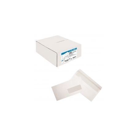 Achetez Boîte de 500 enveloppes blanches DL 110x220 80g/m² fenêtre 45x100 autocollante 91357 LA C..