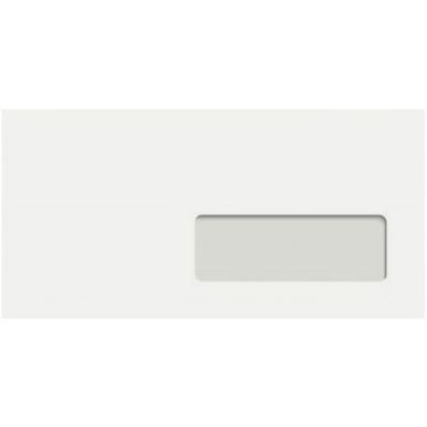 Achetez Boite de 250 enveloppes blanches 110x220mm 90g bande siliconée fenêtre 35x100mm 1601 CLAIR..