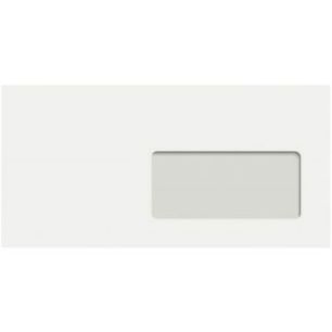 Achetez Boite de 500 enveloppes blanches 110x220mm 80g bande siliconée fenêtre 45x100mm 1402C CLAI..