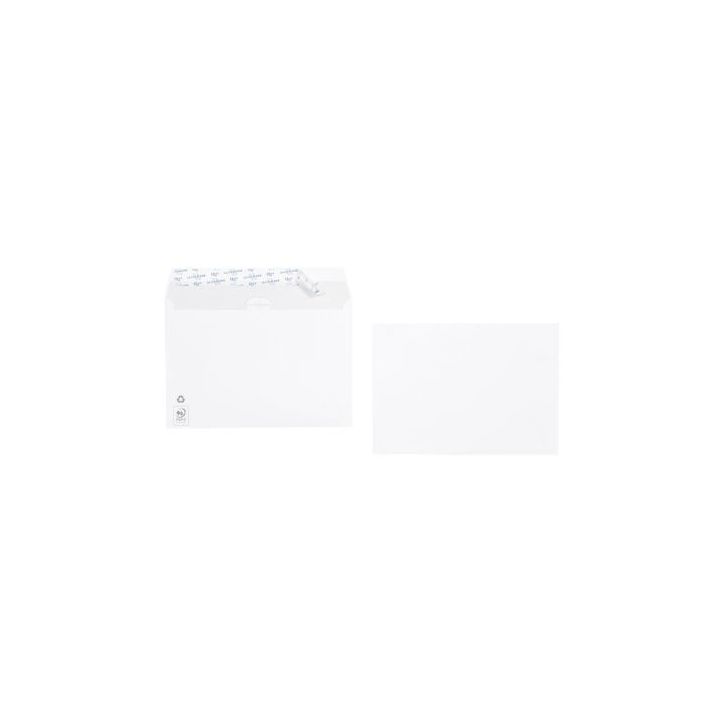 Boîte de 500 enveloppes blanches C5 162x229 90g/m² bande de protection 10661 LA COURONNE