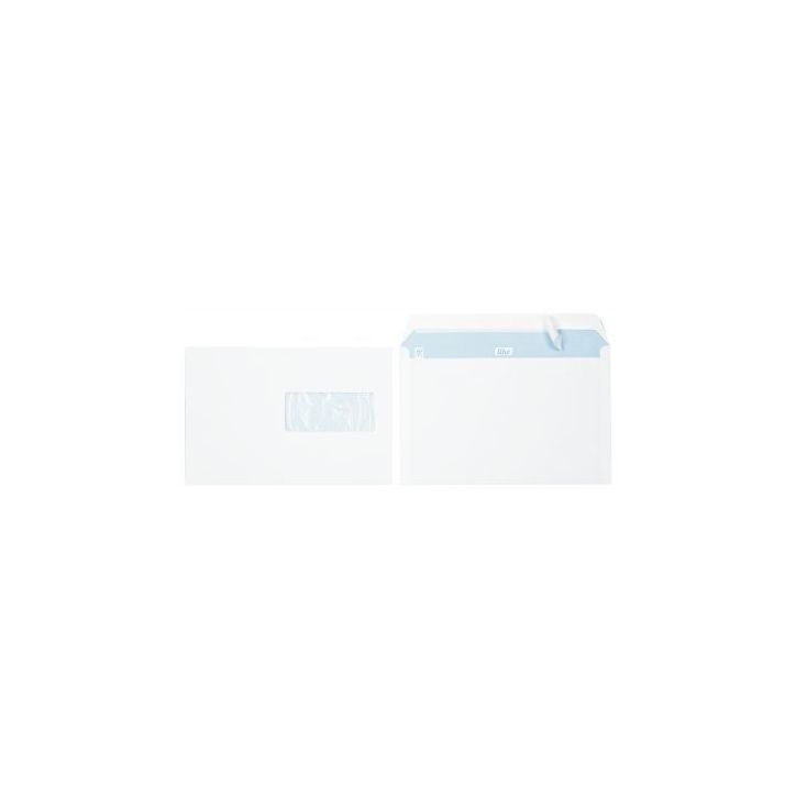 Boîte de 500 enveloppes blanches C5 162x229 80g/m² fenêtre 45x100 bande siliconée 1313 GPV
