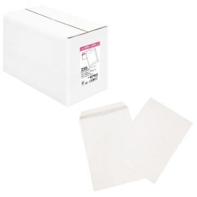 Achetez Boîte de 250 pochettes blanches C4 229x324 90g/m² bande de protection 9793 LA COURONNE pas..