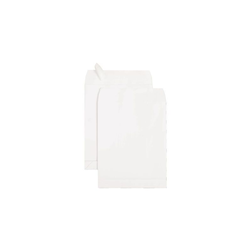Achetez Paquet de 50 pochettes blanches 260x330mm 120g soufflet 30mm bande siliconée 39705 GPV pas ..