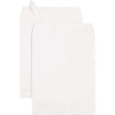 Achetez Paquet de 50 pochettes blanches 260x330mm 120g soufflet 30mm bande siliconée 39705 GPV pas ..