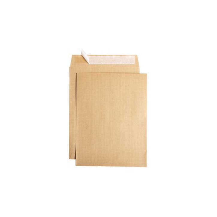 Boîte de 250 pochettes kraft 275x365 130g/m² bande siliconée 1760 LA COURONNE