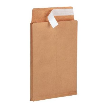 Achetez Paquet de 50 pochettes kraft + 260 X330mm 130g soufflet 30mm bande siliconée en kraft + 502..