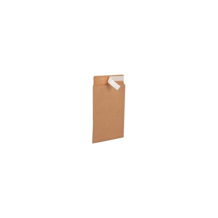 Carton de 500 pochettes  kraft renforcé 162 x 229 mm 120g  bande siliconée 2763 LA COURONNE