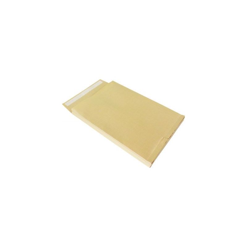Achetez Carton de 125 pochettes kraft armé 229x324mm soufflet 30mm bande siliconée 1798 LA COURONN..