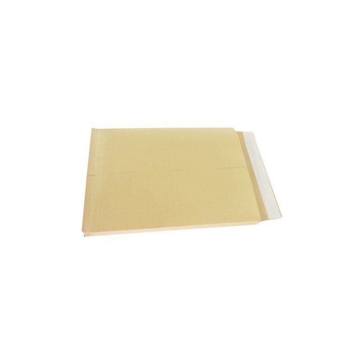 Carton de 125 pochettes kraft armé 280x365mm soufflet 30mm bande siiconée 1797 LA COURONNE