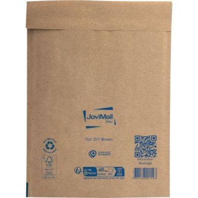 Achetez Carton de 100 pochettes bulles papier 180x260mm Kraft 153400105 JOVIMAIL JOVIPACK pas cher s..