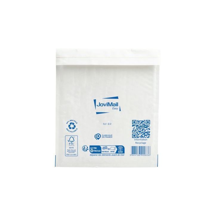 Carton de 100 pochettes bulles d'air 22x26cm 153100106
