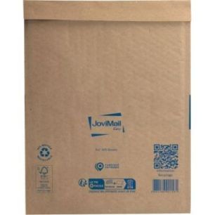 Achetez Carton de 100 pochettes bulles papier 270x360mm Kraft 153400109 JOVIMAIL JOVIPACK pas cher s..