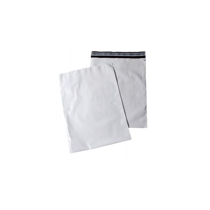 Paquet de 100 pochettes blanches polyéthylène 275x365 70436 PACK'N POS GPV