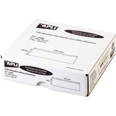 Achetez Boîte de 1000 étiquettes d'affranchissement 170x45mm 13569 AGIPA pas cher sur Ma Rentrée ..