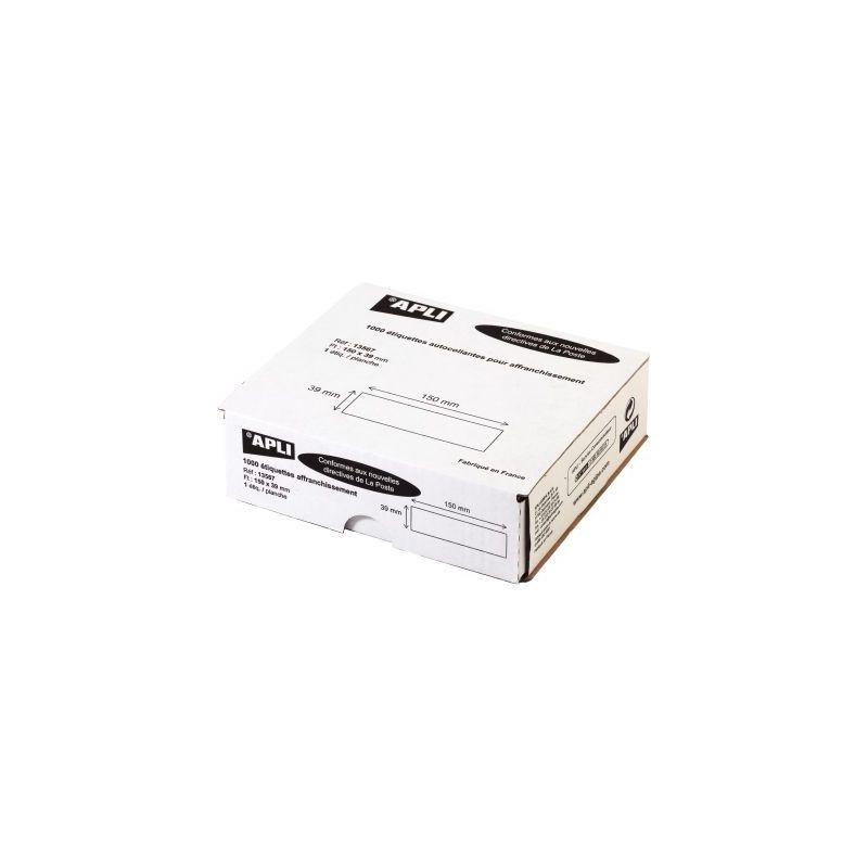 Achetez Boîte de 1 000 étiquettes d'affranchissement 150x39 mm 13567 AGIPA pas cher sur Ma Rentré..