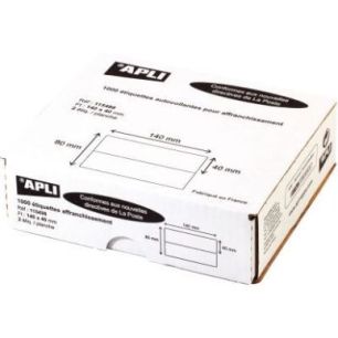 Achetez Boîte de 1000 étiquettes d'affranchissement 140x40mm - 2 poses 115498 AGIPA pas cher sur M..
