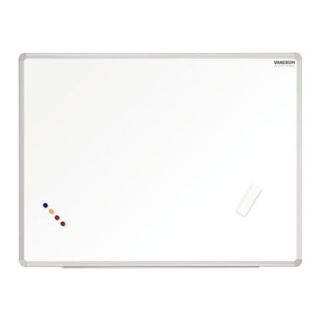 Achetez Tableau Blanc émaillé magnétique, cadre aluminium, Format : 90 x 120 cm pas cher sur Ma R..