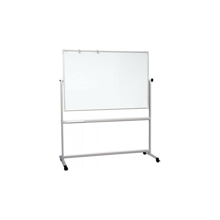 Tableau blanc émaillé rotatif 2 faces 90x120cm TOS 129 P3UKF