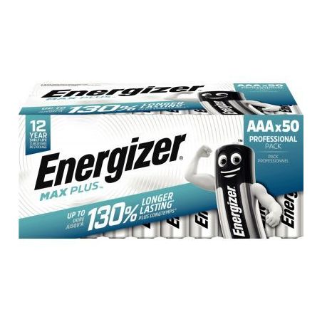 Achetez Blister 50 piles 1,5V Max Plus AAA 7638900444940 ENERGIZER pas cher sur Ma Rentrée Scolaire