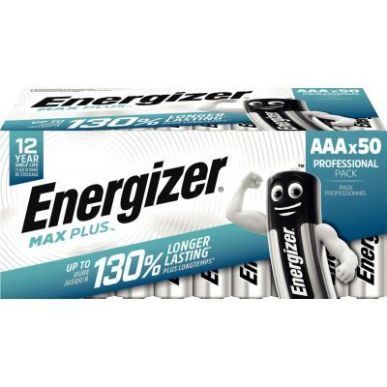 Achetez Blister 50 piles 1,5V Max Plus AAA 7638900444940 ENERGIZER pas cher sur Ma Rentrée Scolaire