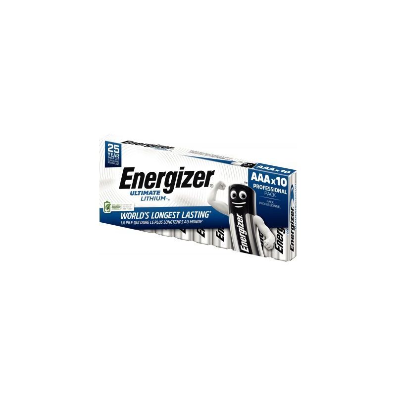 Achetez Paquet 10 piles 1,5V Ultimate Lithium AAA 7638900343533 ENERGIZER pas cher sur Ma Rentrée S..