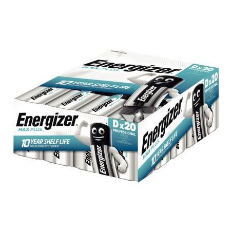 Achetez Blister 20 piles 1,5V Max Plus D 7638900423365 ENERGIZER pas cher sur Ma Rentrée Scolaire