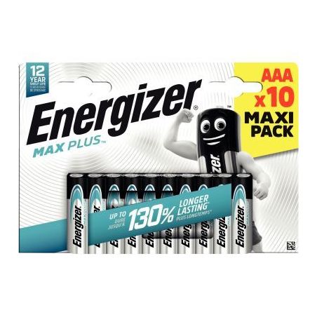 Achetez Blister 10 piles 1,5V Max Plus AAA / LR 03 7638900437539 ENERGIZER pas cher sur Ma Rentrée ..