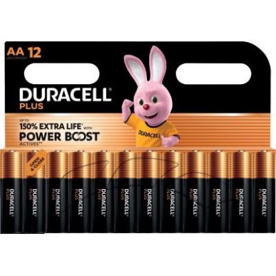 Achetez Blister 12 piles 1.5V PLUS POWERBOOST AA / LR06 / MN1500 5000394176324 DURACELL pas cher sur..