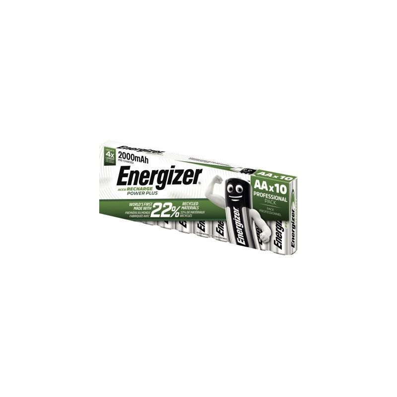 Achetez Paquet 10 accu Energizer AA 2000 mAh 7638900417029 ENERGIZER pas cher sur Ma Rentrée Scolai..