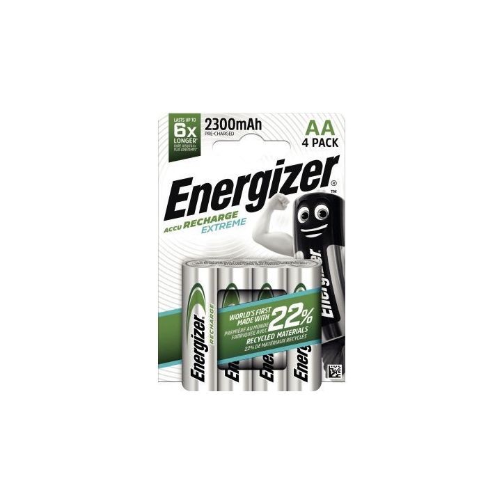 Blister 4 accu Energizer AA 2300 mAh 7638900416893 ENERGIZER
