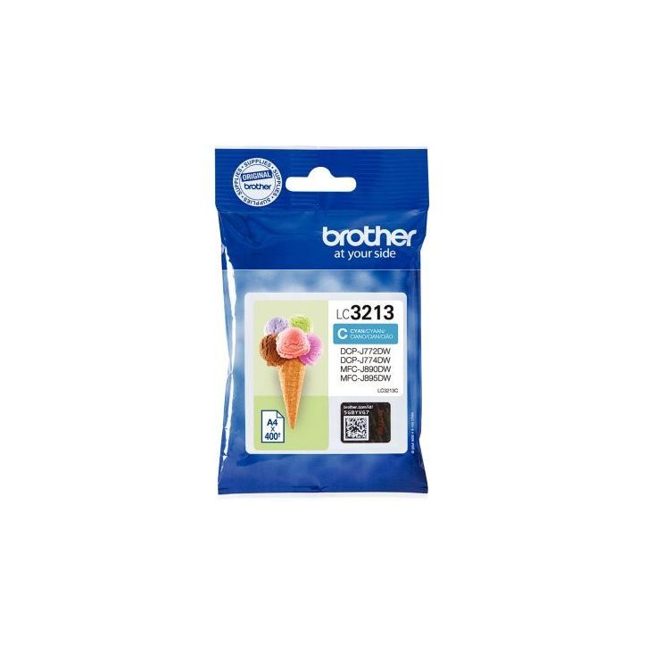 Cartouche encre à la marque Brother LC3213C cyan Glace LC3213C BROTHER
