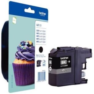 Achetez Brother CUPCAKE lot de 2 cartouches jet d'encre noire authentique (LC123BKBP2) Cupcake BRSPI..