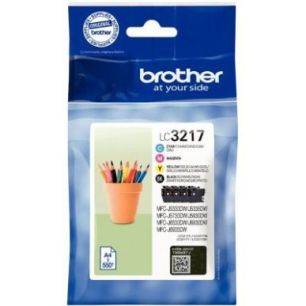 Achetez Brother POT pack de 4 cartouches jet d'encre noire, cyan, magenta et jaune authentique (LC32..