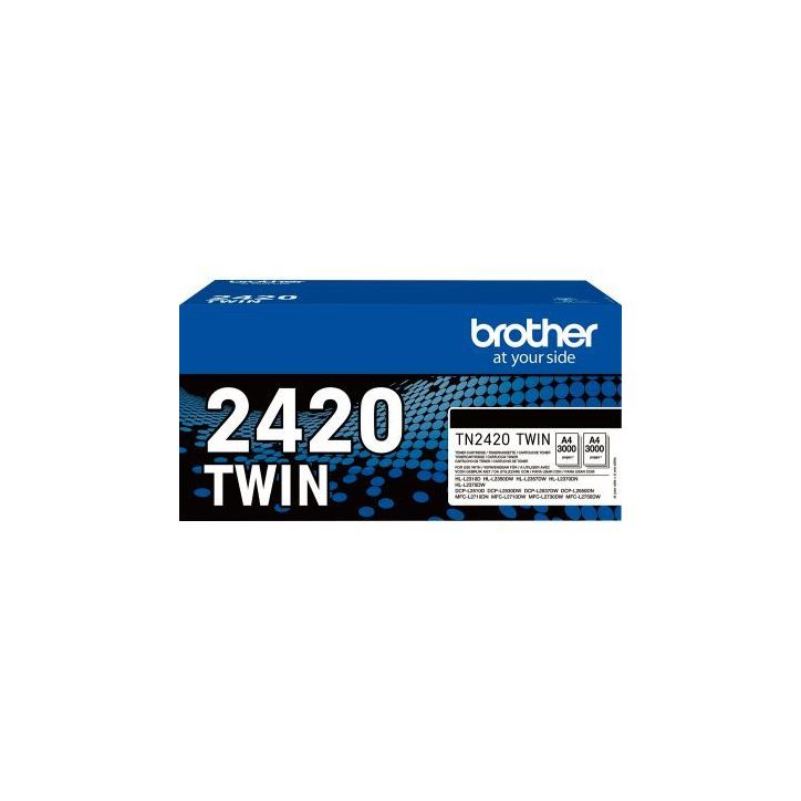 Lot de 2 toners Brother TN2420 TWIN noir à la marque TN2420TWIN BROTHER