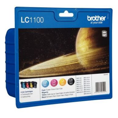 Achetez BROTHER Value Pack Jet d'encre N/C/M/J LC1100VB1P pas cher sur Ma Rentrée Scolaire